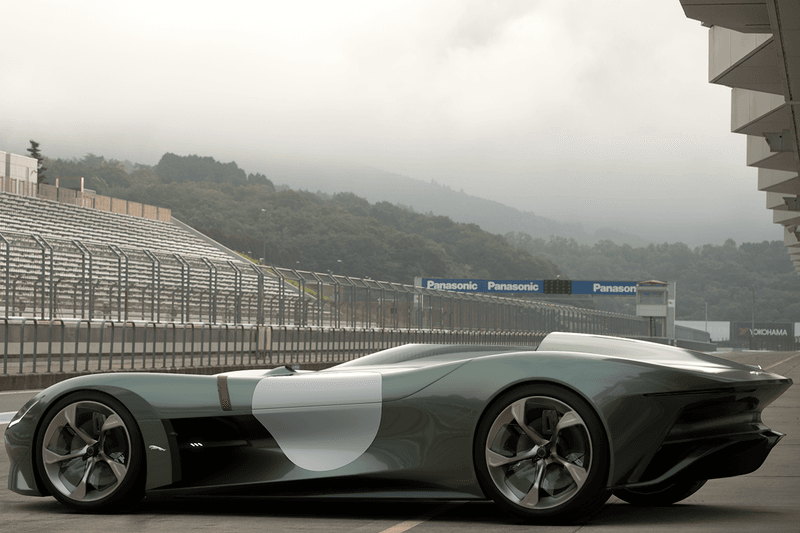 Jaguar Vision Gran Turismo Roadster GT7 Gran Turismo Racing Car Game Launch Information PlayStation 5 Concept Electric Car No Roof