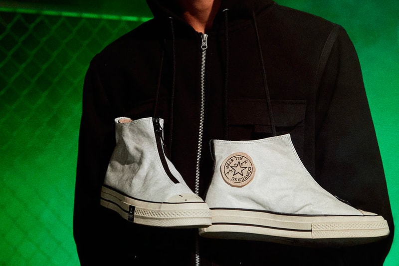 Joshua Vides x Converse Chuck Taylor All Star '70 Hi Weapon CX Hi Pro Leather Ox White Black Collaboration Outlined Drop Date Closer First Look