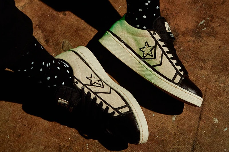 Joshua Vides x Converse Chuck Taylor All Star '70 Hi Weapon CX Hi Pro Leather Ox White Black Collaboration Outlined Drop Date Closer First Look