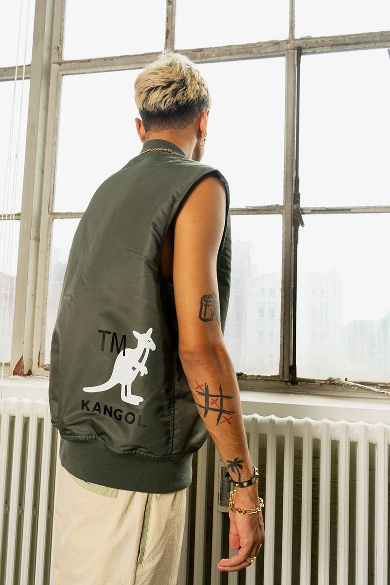 Kangol x Schott NYC Spring/Summer 2022 Lookbook release information collection collaboration 