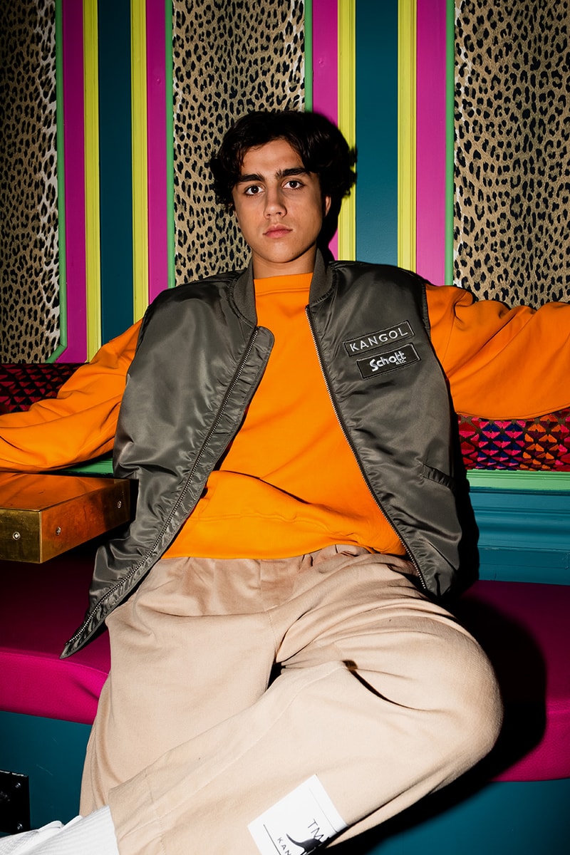 Kangol x Schott NYC Spring/Summer 2022 Lookbook release information collection collaboration 