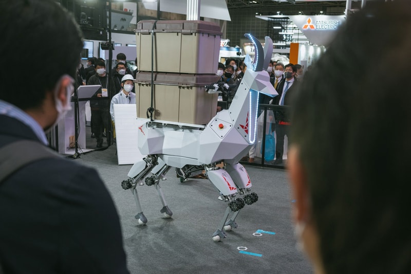 Kawasaki Introduces a Rideable Robotic Goat Bex Ibex International Robot Exhibition iREX limbs wheels different applications release info news
