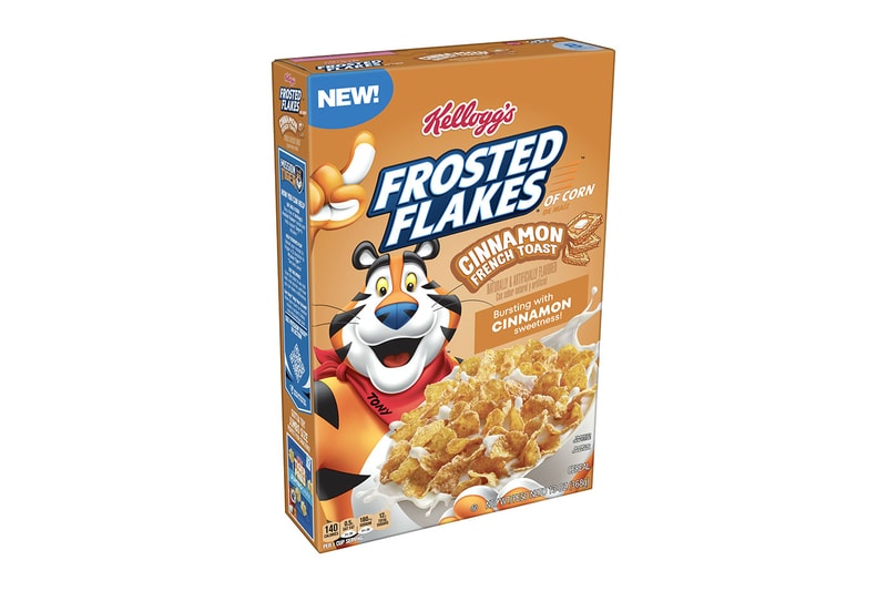 Kellogg's Releases Three New Frosted Flakes Cereal Flavors strawberry milkshake cinnamon french toast chocolate tony the tiger they're great