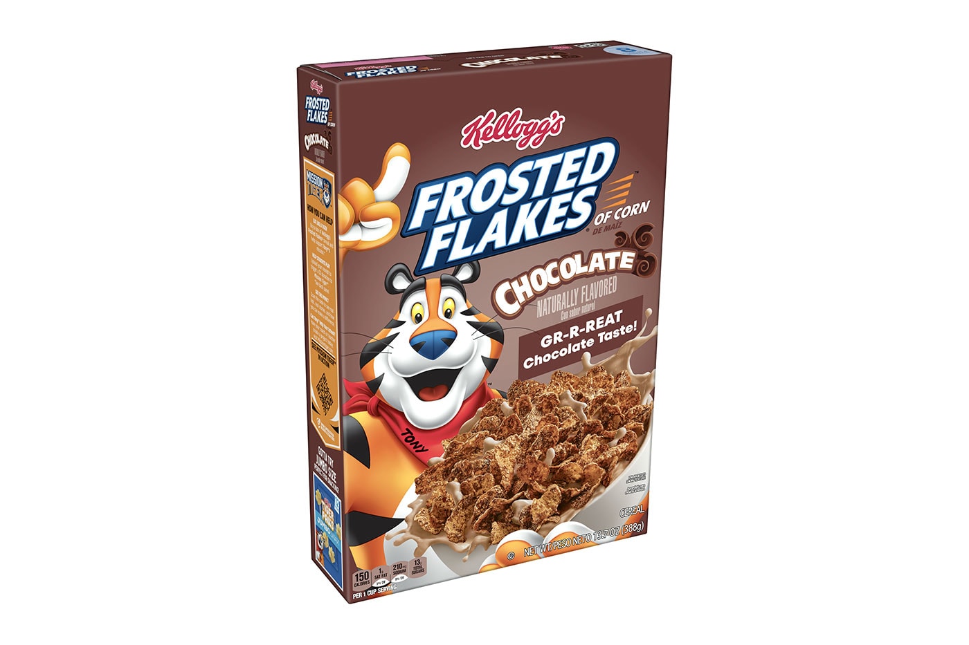 Kellogg's Releases Three New Frosted Flakes Cereal Flavors strawberry milkshake cinnamon french toast chocolate tony the tiger they're great