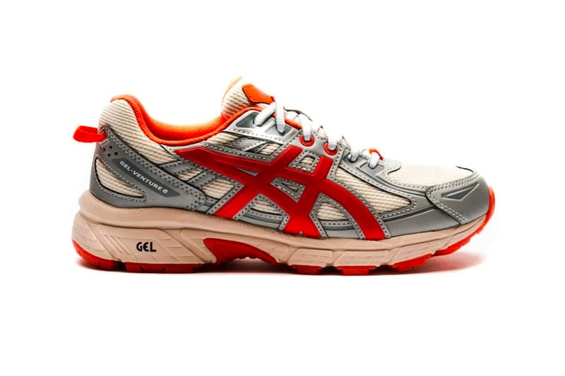 asics fiery red