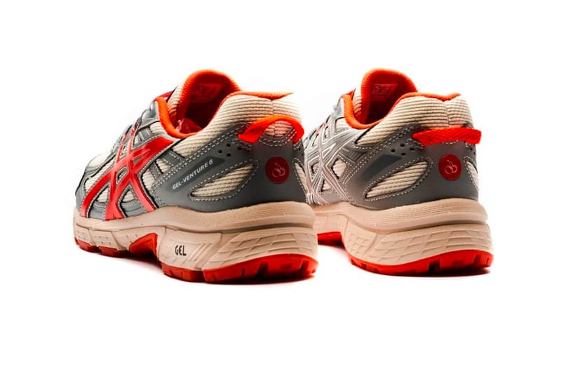 Kirsch x ASICS GEL-VENTURE 6 BIRCH/FIERY RED Kihachiro Onitsuka 1202A263-200 Release Information Collaboration Sneakers