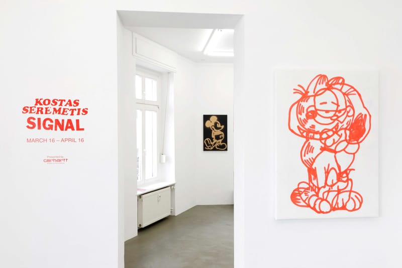 Kostas Seremetis Merges Pop Culture Animations in New 'Signal' Exhibition