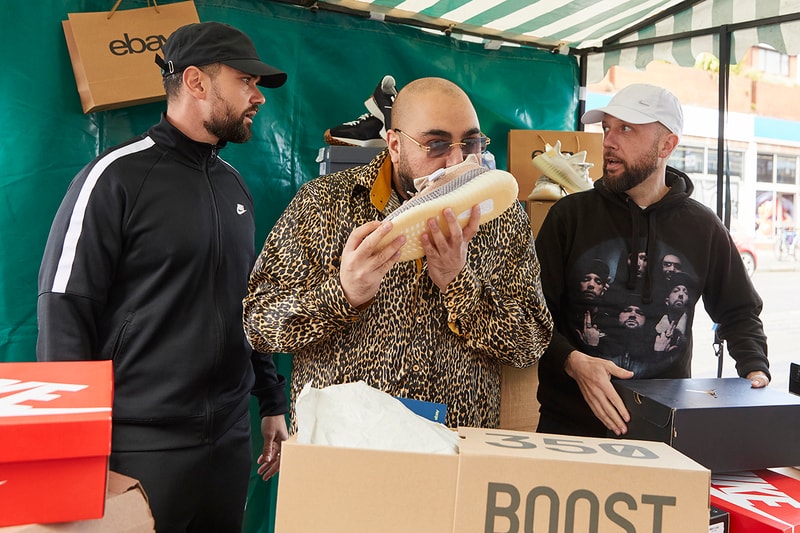 Kurupt FM eBay Sneaker Resell Charity Raffle London Bethnal Green pop up Off White Nike Dunk 50 Virgil Abloh Salehe Bembury Union AJ1