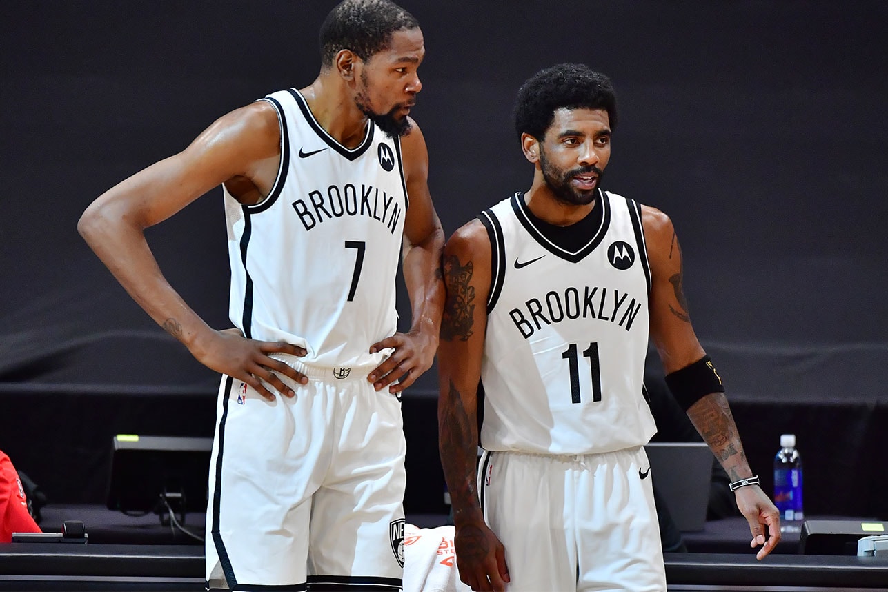 Kyrie Irving Plans on Re-Signing with Brooklyn Nets this Summer Kevin durant ben simmons vaccination restrictions return home game miami heat long run legacy news update