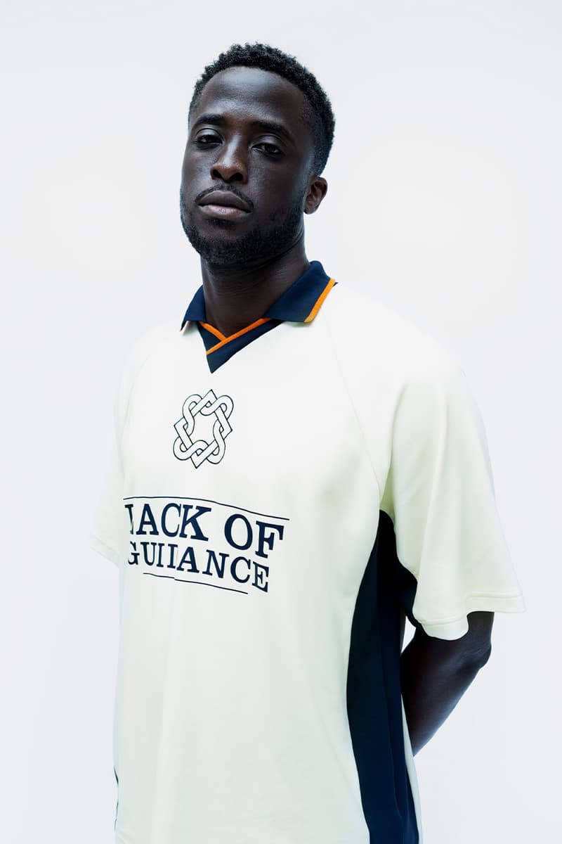 Lack of Guidance Spring/Summer 2022 Lookbook release information football nostalgia dutch Amsterdam 