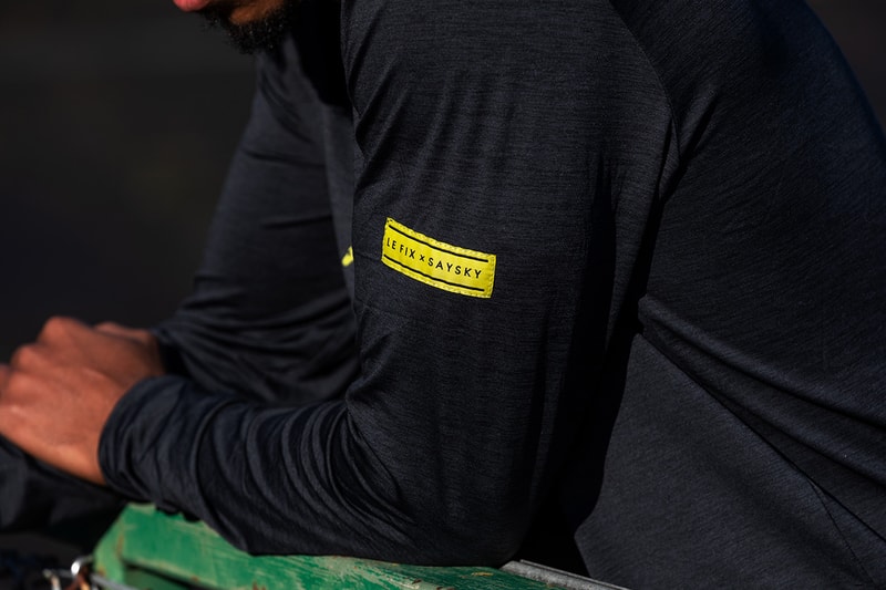 Le Fix x SAYSKY Collaboration Release Info running collection when does it drop