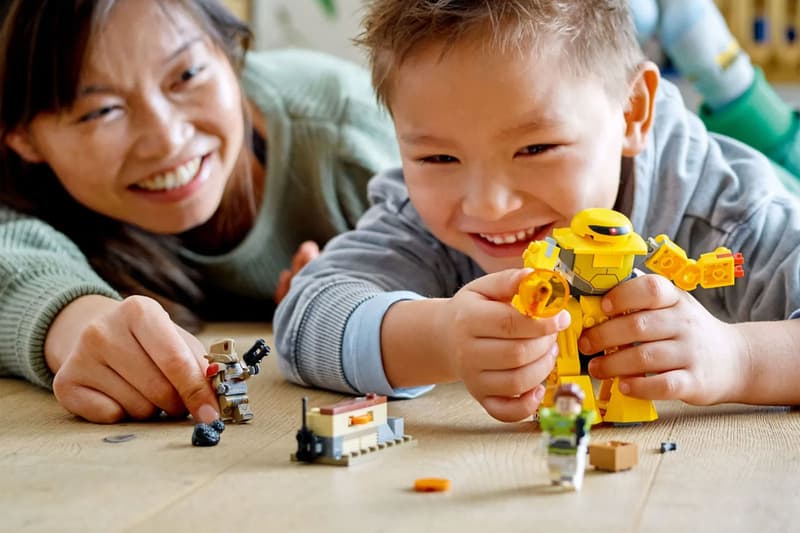 LEGO Launches Into Outer Space With Disney and Pixar With Upcoming 'Lightyear' Sets buzz lightyear chris evans to infinity and beyond 76832 Lightyear XL-15 Spaceship 76831 Lightyear Zurg Battle 76830 Zyclops Chase 