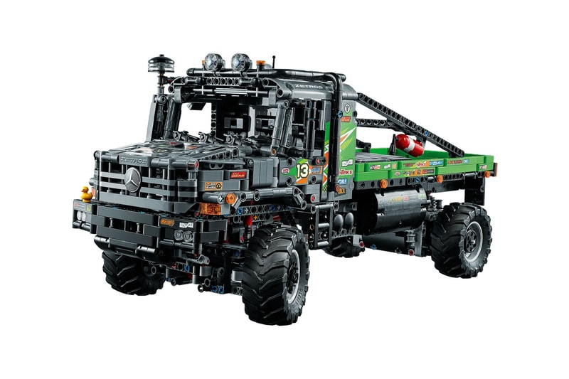 LEGO Technics Expands Vehicular Lineup With Heavy Duty Mercedes-Benz Zetros Trial Truck building blocks 4x4 suspension