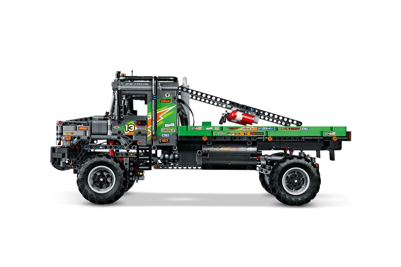 LEGO Technics Expands Vehicular Lineup With Heavy Duty Mercedes-Benz Zetros Trial Truck building blocks 4x4 suspension