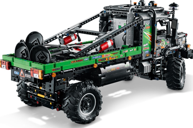 LEGO Technics Expands Vehicular Lineup With Heavy Duty Mercedes-Benz Zetros Trial Truck building blocks 4x4 suspension