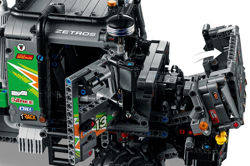 LEGO Technics Expands Vehicular Lineup With Heavy Duty Mercedes-Benz Zetros Trial Truck building blocks 4x4 suspension