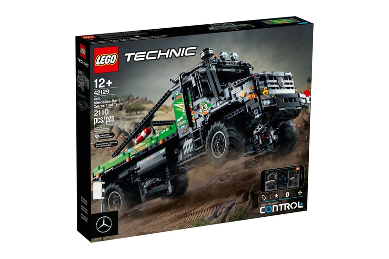 LEGO Technics Expands Vehicular Lineup With Heavy Duty Mercedes-Benz Zetros Trial Truck building blocks 4x4 suspension