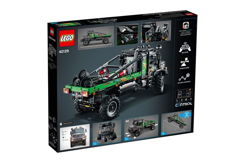 LEGO Technics Expands Vehicular Lineup With Heavy Duty Mercedes-Benz Zetros Trial Truck building blocks 4x4 suspension