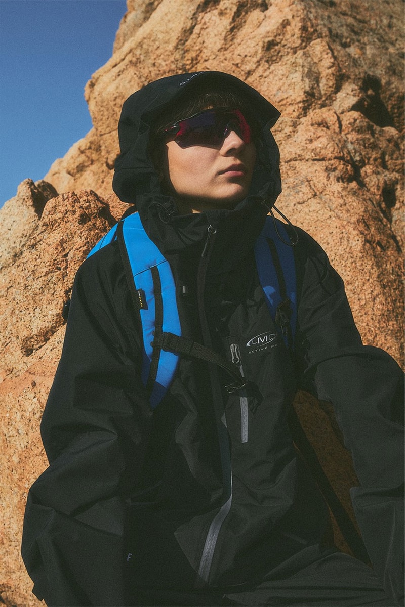 Lost Management Cities 2022 active gear collection lookbook coolon aerocool 3L w proof tees hiking shorts headwear caps bucket hats bags release info date