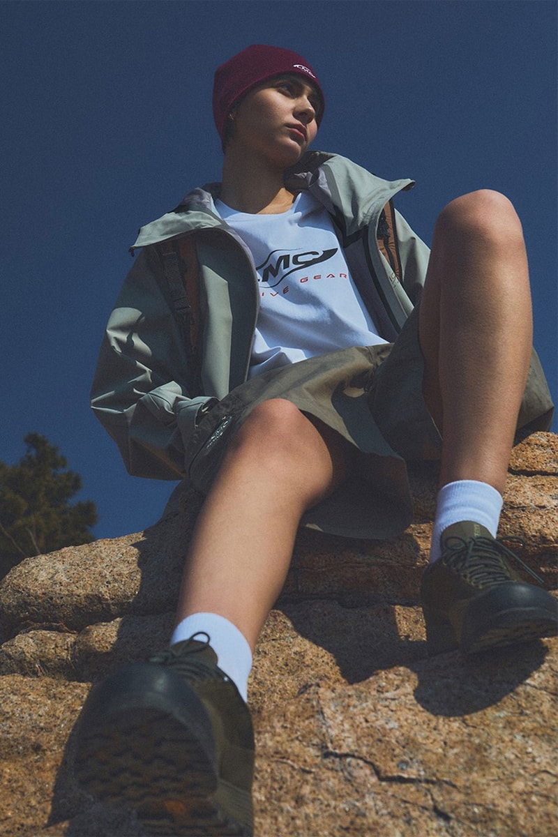 Lost Management Cities 2022 active gear collection lookbook coolon aerocool 3L w proof tees hiking shorts headwear caps bucket hats bags release info date
