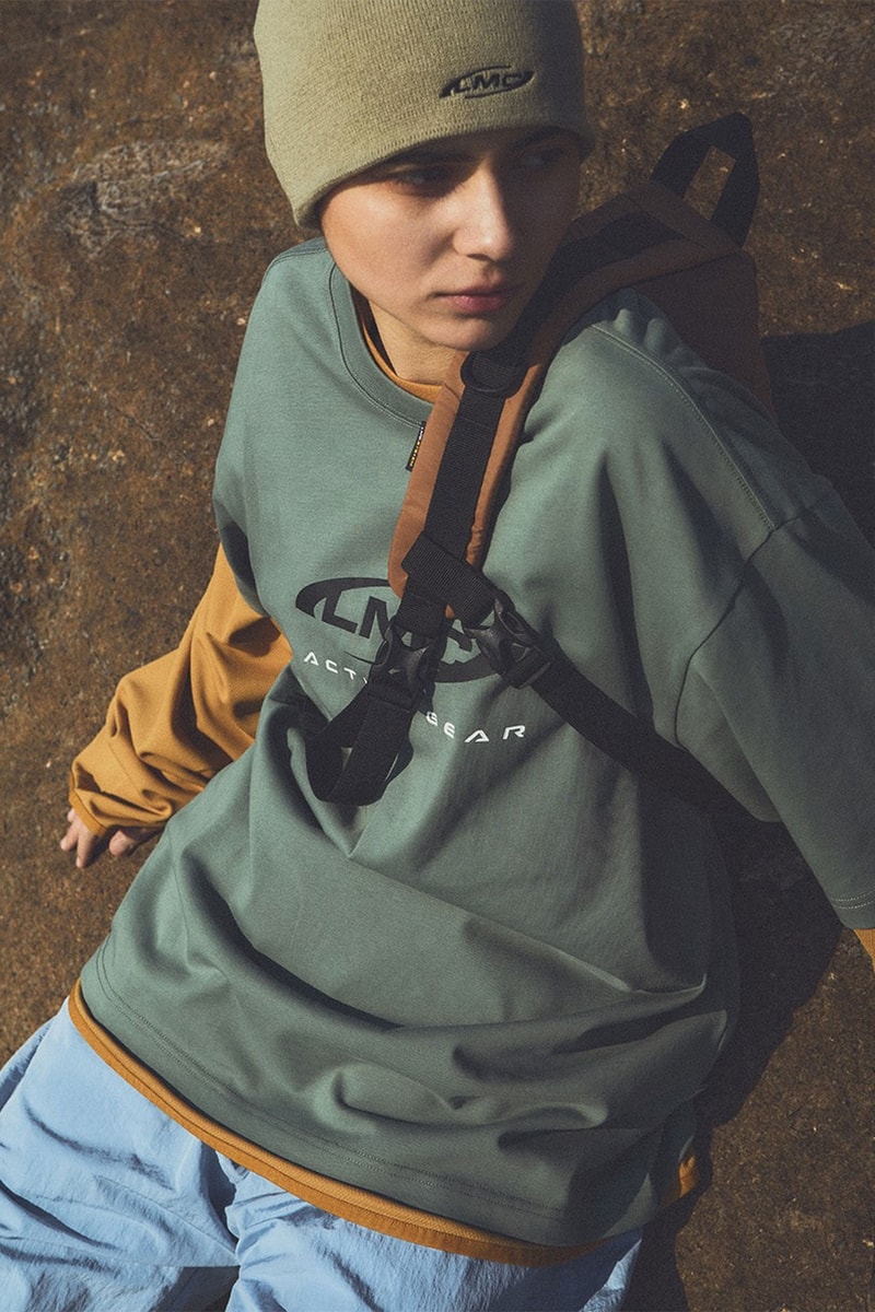 Lost Management Cities 2022 active gear collection lookbook coolon aerocool 3L w proof tees hiking shorts headwear caps bucket hats bags release info date