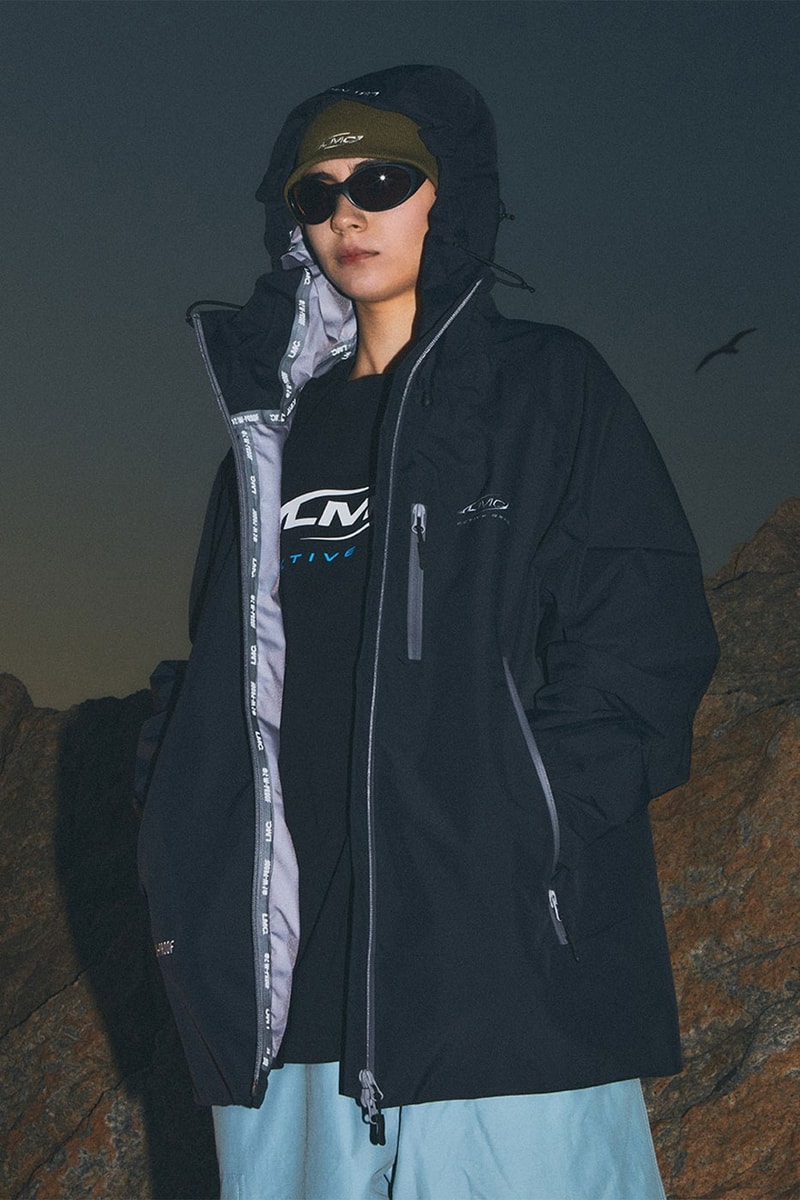 Lost Management Cities 2022 active gear collection lookbook coolon aerocool 3L w proof tees hiking shorts headwear caps bucket hats bags release info date