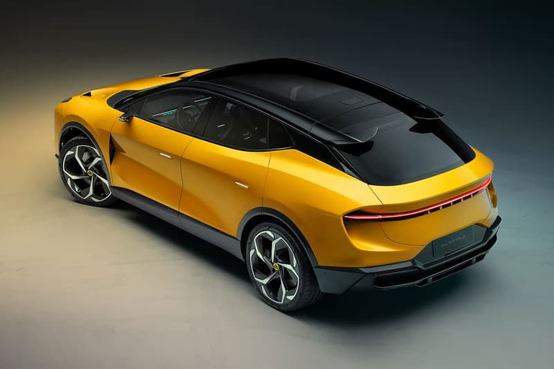 Lotus eletre hyper suv 600 hp awd ev 5-door production model china europe uk type 132 fast charge 100 kwh 363 miles tesla model x long range plus 600 horsepower 161 mph less than 3 seconds yellow carbon fiber kef audio lidar