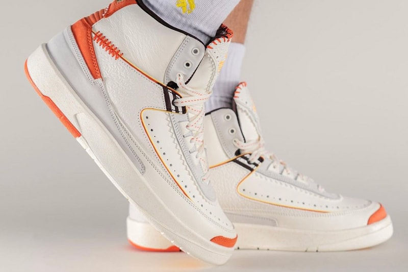 Maison Chateau Rouge Air Jordan 2 DO5254-180 on foot look yankeekicks Michael Jordan sneakers kicks MJ 23 Chicago Bulls footwear Paris 