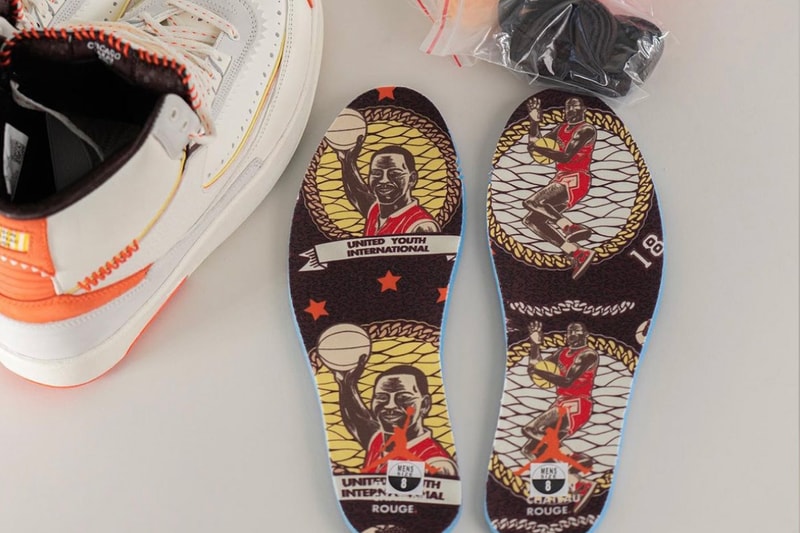 Maison Chateau Rouge Air Jordan 2 DO5254-180 on foot look yankeekicks Michael Jordan sneakers kicks MJ 23 Chicago Bulls footwear Paris 