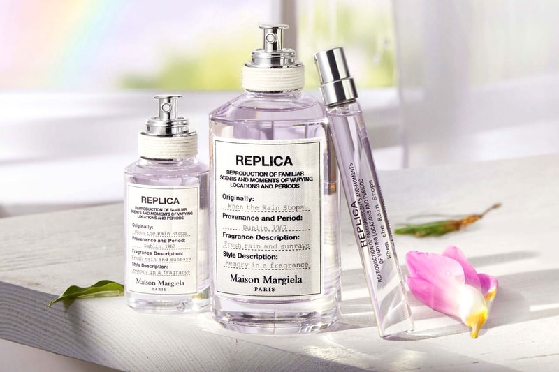 Maison Margiela Ushers in Spring With Replica When the Rain Stops Fragrance sunray returning wet rainbow isparta rose petal patchouli release info price date