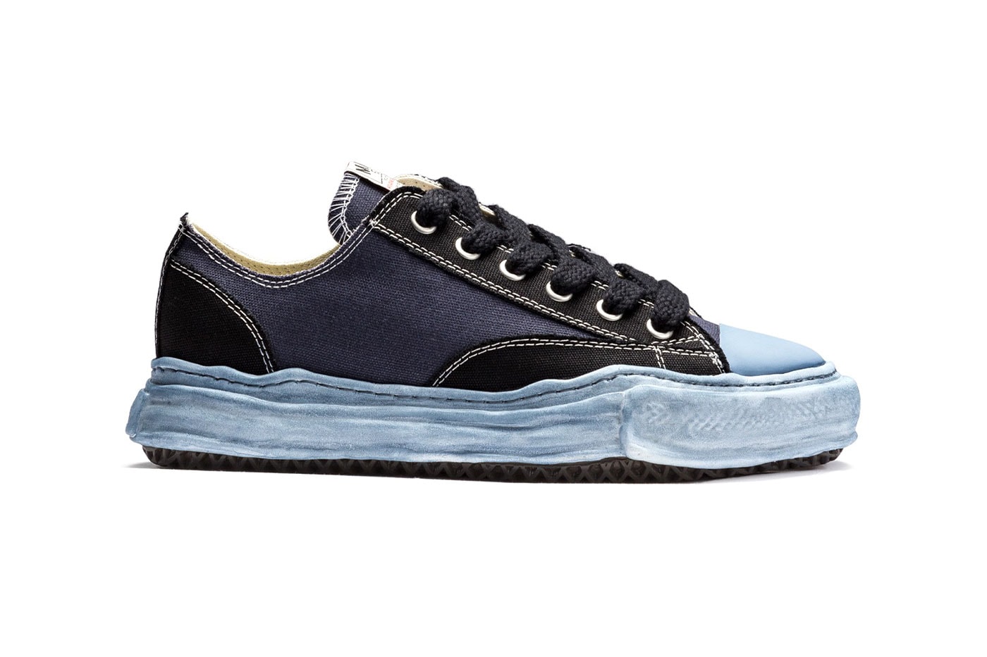 Maison Mihara Yasuhiro Low Top Sneakers New Colorways HBX Release Info Buy Price Blue Black Green White OG Soles