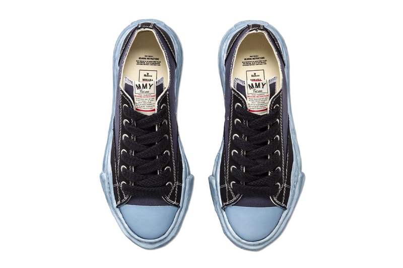 Maison Mihara Yasuhiro Low Top Sneakers New Colorways HBX Release Info Buy Price Blue Black Green White OG Soles