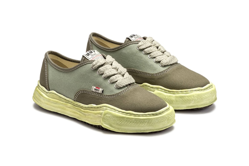Maison Mihara Yasuhiro Low Top Sneakers New Colorways HBX Release Info Buy Price Blue Black Green White OG Soles