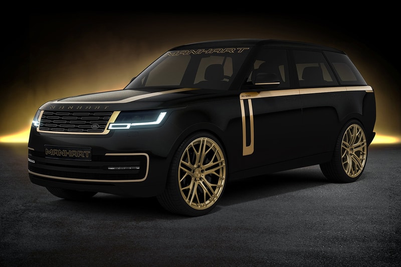 MANHART Range Rover Vogue RV 650 Middle East SUV Luxury British Car Rending Custom Black Gold Concept 