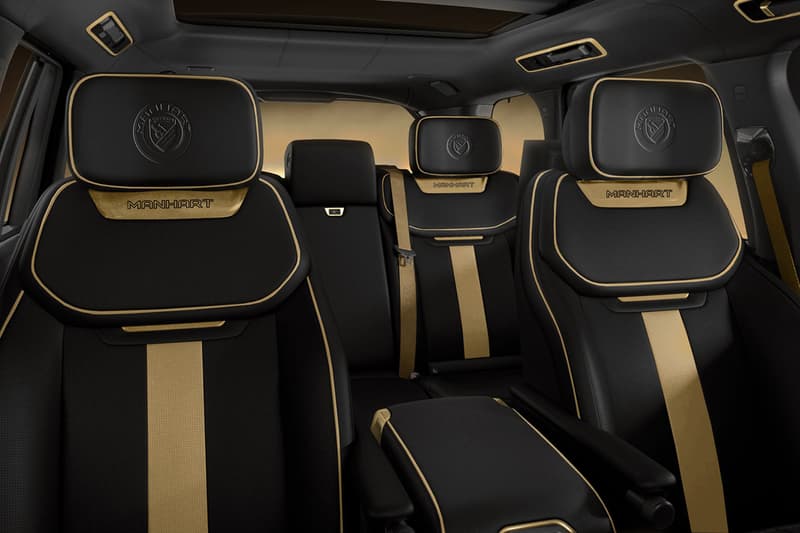 MANHART Range Rover Vogue RV 650 Middle East SUV Luxury British Car Rending Custom Black Gold Concept 