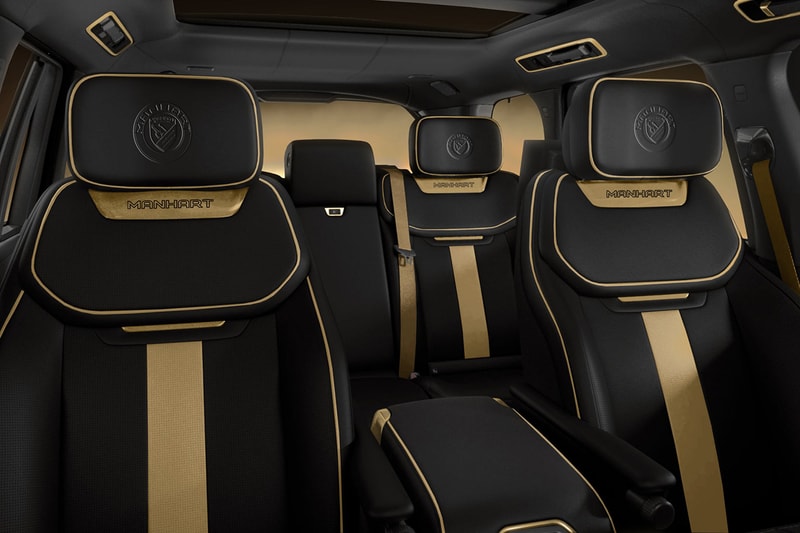 MANHART Range Rover Vogue RV 650 Middle East SUV Luxury British Car Rending Custom Black Gold Concept 
