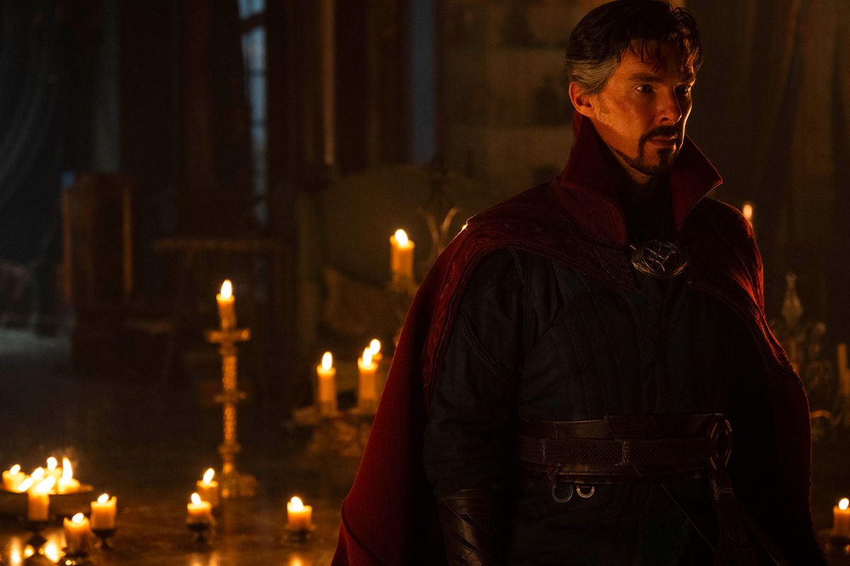 Marvel Unveils New First Look Images From 'Doctor Strange in the Multiverse of Madness' benedict cumberbatch elizabeth olsen avengers america chavez wong Xochitl Gomez