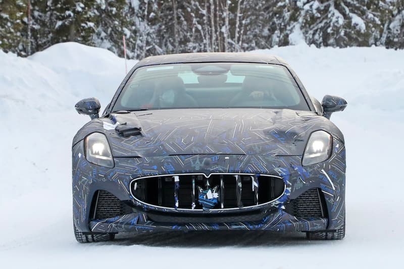 maserati granturismo 2022 model design teaser camouflage body hidden