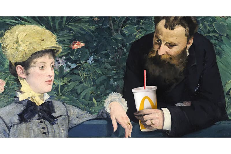 McDonald's Meant to be Classic Ad Campaign impressionist painters van gogh renoir manet modern art fast food mcnuggets large coke images advertisement