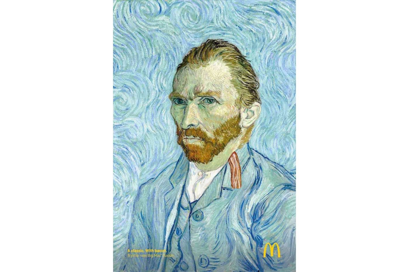 McDonald's Meant to be Classic Ad Campaign impressionist painters van gogh renoir manet modern art fast food mcnuggets large coke images advertisement 