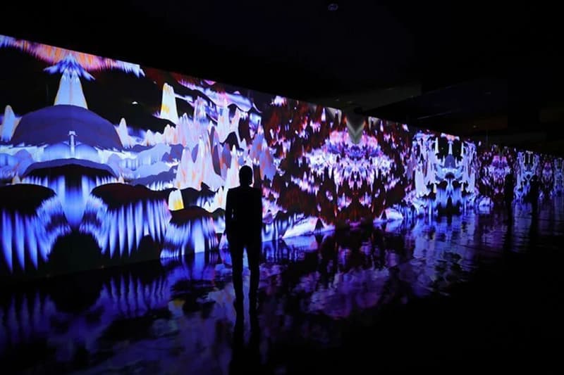 Miguel Chevalier Digital Abysses Aqua Planet Jeju Island undersea digital flora fauna immersive water exhibition interactive vr aquarium location information visit news time