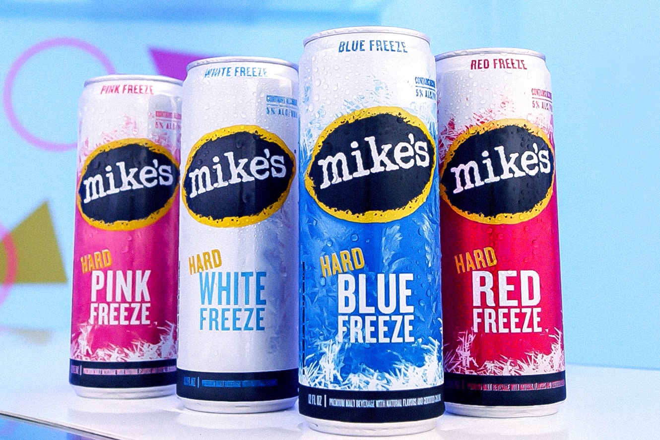 Mike’s Hard Freeze Slushy Release Info Taste Review Blue Red White Pink 