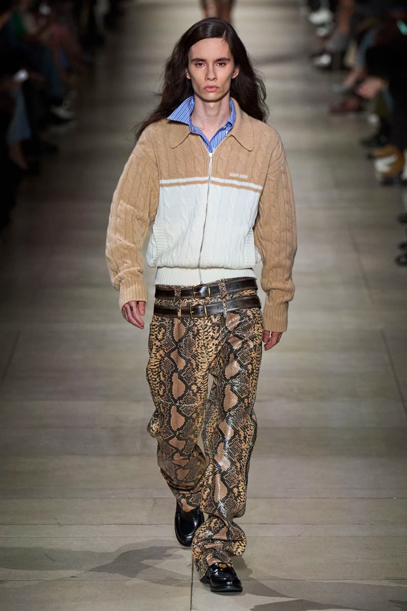 Miu Miu Return to Menswear FW22 Collection Info ready to wear