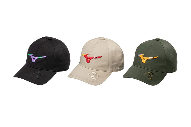 Mizuno Evangelion apparel collaboration collection unit 00 unit 01 unit 02  pre-order windbreaker jackets caps hats twoels face masks release info 