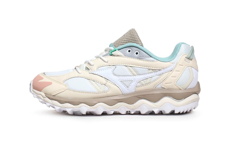 Mizuno Wave Mujin TL Antique White/White/Grey Mist Michelin Rubber Outsole Thermo-Transfer Overlays Lacing Technical Ripstop Release Info Footwear GR Drops Sneakers