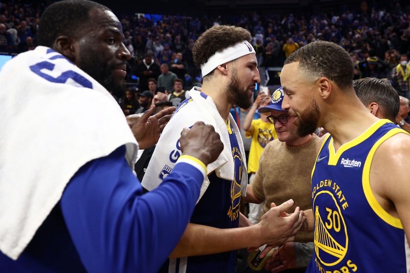 Klay Thompson Talks Reuniting With Draymond Green and Steph Curry for the First Time This Season nba golden state warriors splash brothers big three san francisco bay area