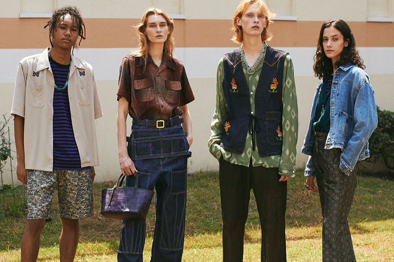 Needles SS22 Arrives With Pattern-Heavy Work Shirts and Velour Tracksuits