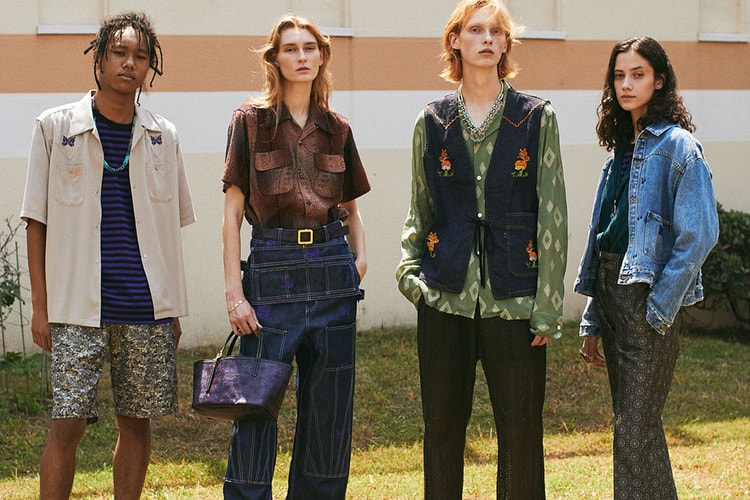 Needles SS22 Arrives With Pattern-Heavy Work Shirts and Velour Tracksuits