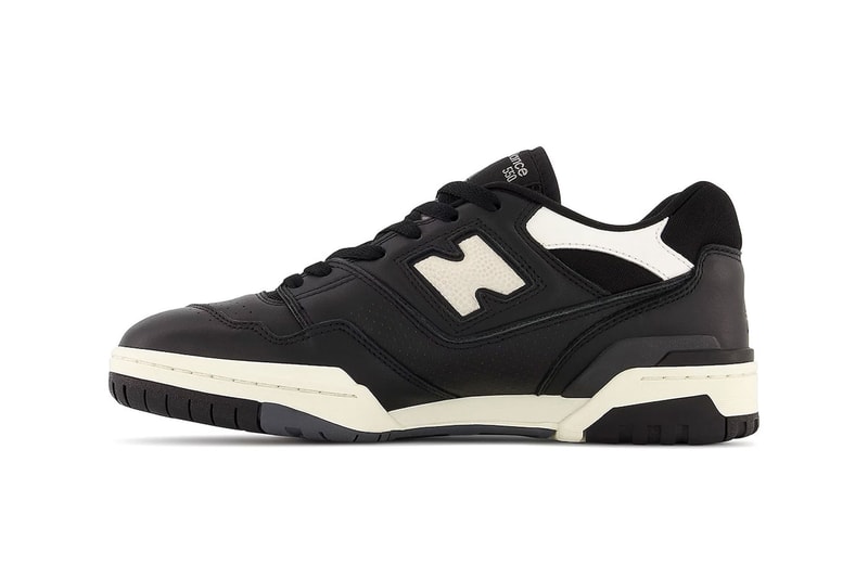 New Balance 550 Is Arriving in a "Panda" Colorway BB550LBW black and white sneakers shoes