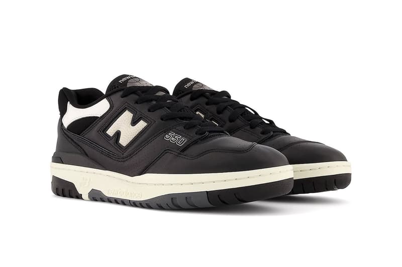 New Balance 550 Is Arriving in a "Panda" Colorway BB550LBW black and white sneakers shoes